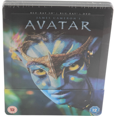Avatar Steelbook Blu-Ray 3D+2D+DVD Lenticular - Zavvi Exclusive Limited 3000Ex
