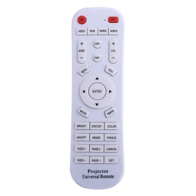 2Pcs Multifunctional Projector Universal Remote Control Replacement DE