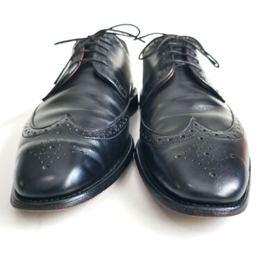 ALLEN EDMONDS Bel Air Wingtip Brogue Black Leather Mens  display picture 3