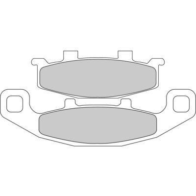 Plaquettes De Frein Arrière Ferodo Pour Kawasaki ZR Zephyr 1100 (1992-1996) - Métal Fritté - Neuf