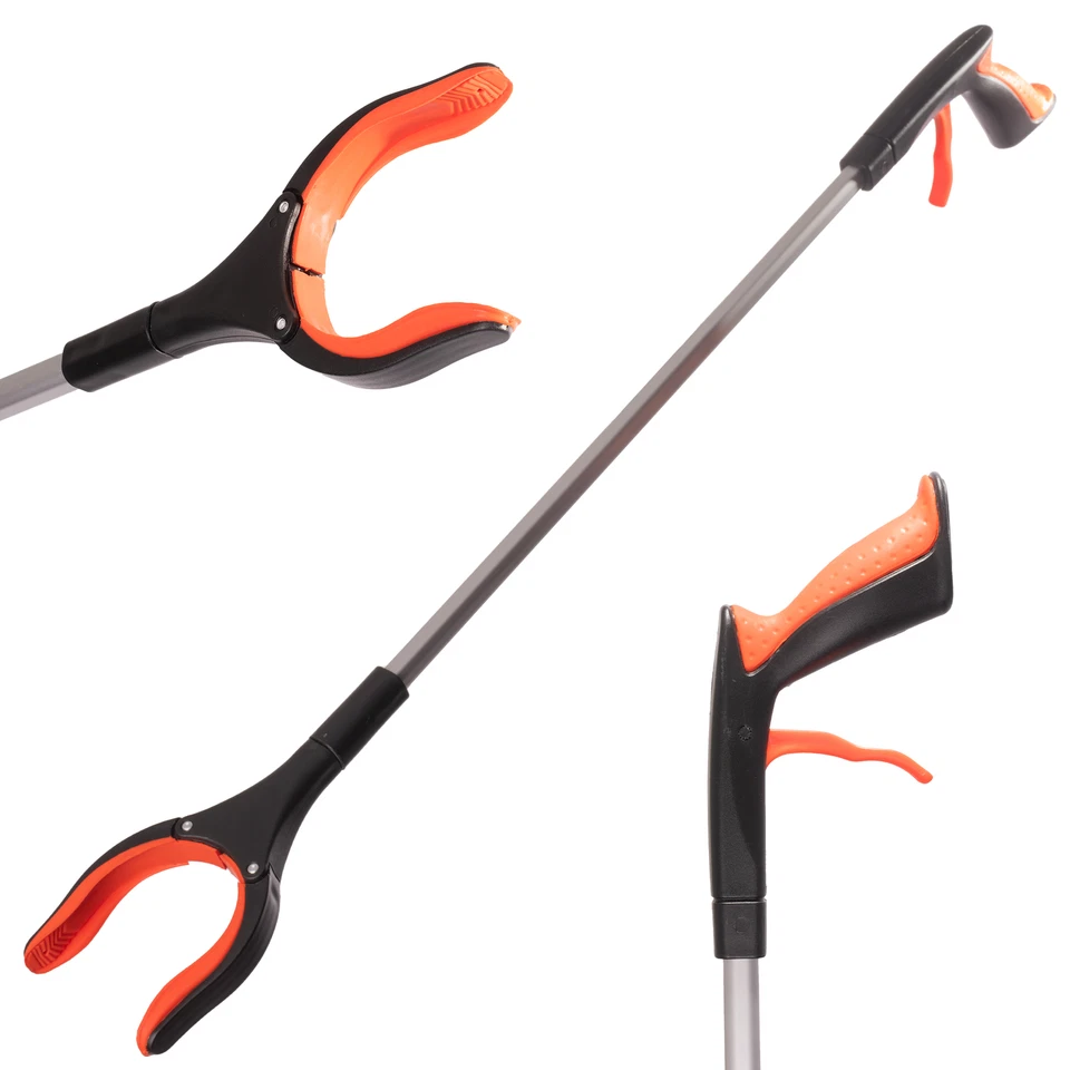 GroundMaster Aluminium Litter Picker | Heavy Duty Rubbish Pick Up Grabber Tool