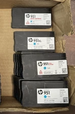 HP 951 -Blue Ink Cartridges for Refilling  / 11 HP 951 & 1 HP 951XL