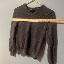Women's Express Italian Merino Wool Medium Gray Sweater