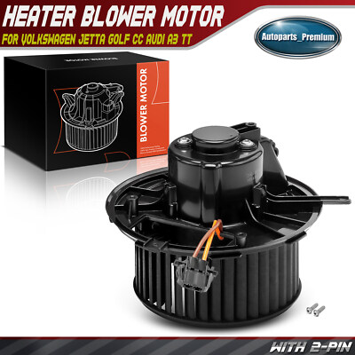 HVAC Blower Heater Motor for Audi A3 A3 Quattro 06-13 TT VW CC Golf Jetta  05-18