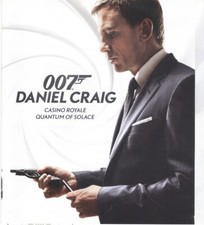 No Disc ORIGINAL COVER ART 007 Casino Royale Quantum Solace 2012 Blu-ray Cover 