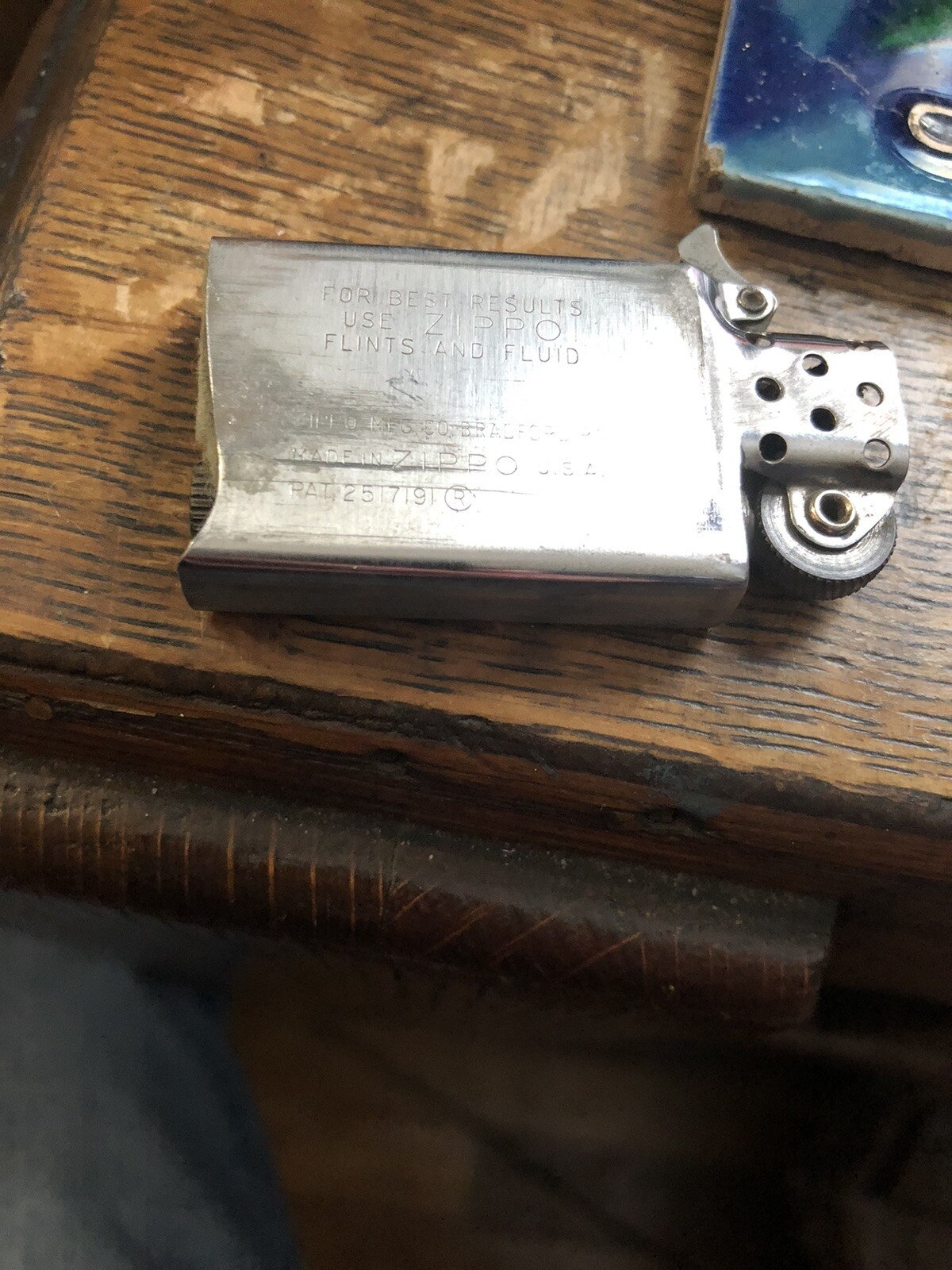 Vintage Zippo Slim Lighter No. 1610 High Polish Finish In Original Box eBay