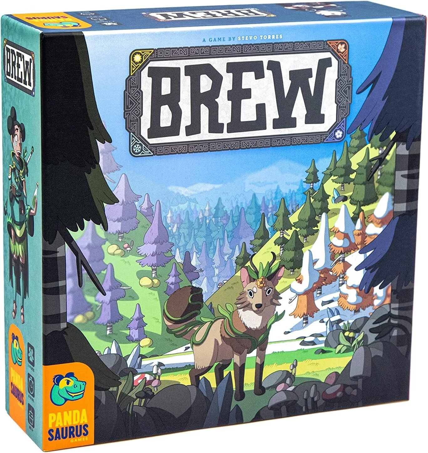 Brew Board Game Dice Placement Game Pandasaurus Games 2-4 Player Complete