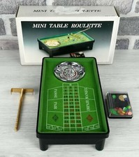 MINI TABLE ROULETTE - VINTAGE - NUOVO - CON SCATOLA - ( CIRCA 20 CM ) 