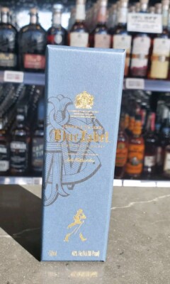 Jonnie Walker’s Blue Japan Label 空瓶 Johnny Walker Blue Label *RARE* 50 ml Box & EMPTY bottle