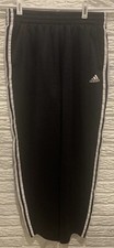 Adidas Boy&rsquo;s Track Pants Size 18-20, Dark Gray/Black, Pockets, Drawstring