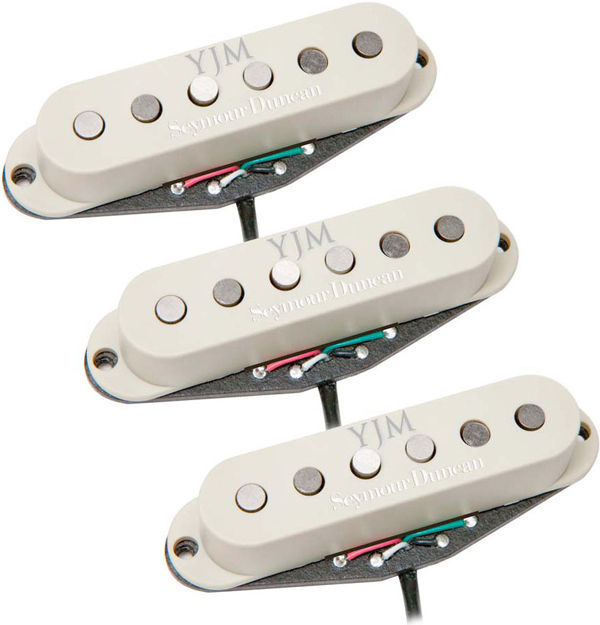 Neu Seymour Duncan Stk-S10 Yjm Fury Strat Tonabnehmer Set von 3 Grauweiß Yngwie Neu Seymour Duncan Stk-S10 Yjm Fury Strat Tonabnehmer Set von 3 Grauweiß Yngwie