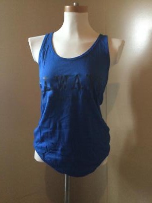 Always Tardy To The Party -Tank(m) - blue with black