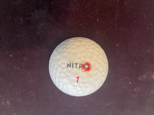 Vintage HAWAII PRINCE GOLF CLUB Logo Golf Ball Aloha NITRO PLUS 8 - Picture 3 of 3
