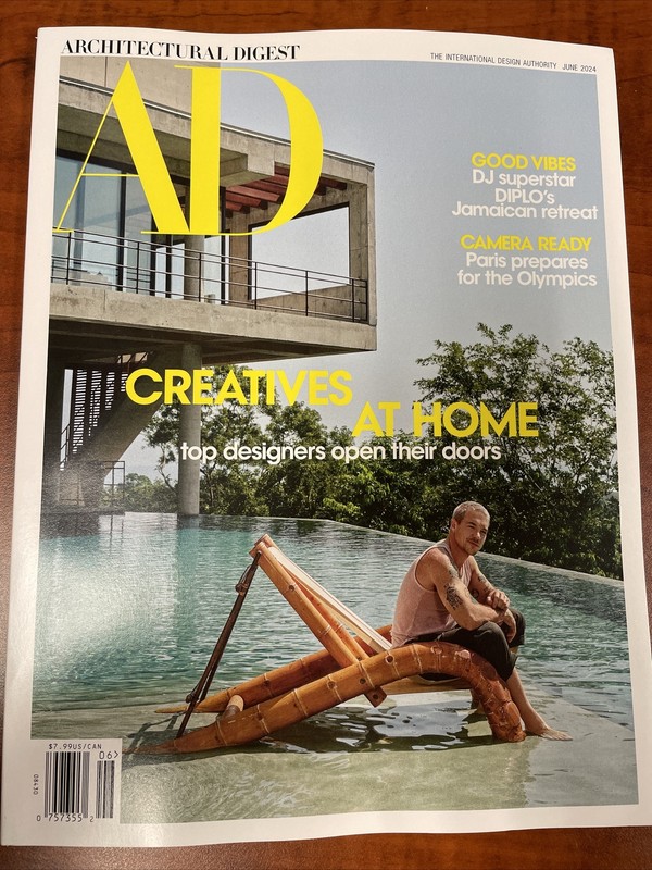 DIPLO - AD MAGAZINE - JUNE 2024 - BRAND NEW Architectural Digest