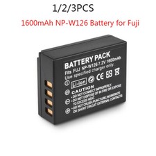 1600mAh NP-W126 NP-W126S Battery for Fuji XT20 XT3 XPro1 XT1 HS30EXR XE2 XA1 XA2