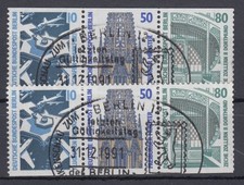 Berlin Zusammendruck gest W 85- W 86 aus MH 14 Sehensw&uuml;rdigkeiten Sonderstempel