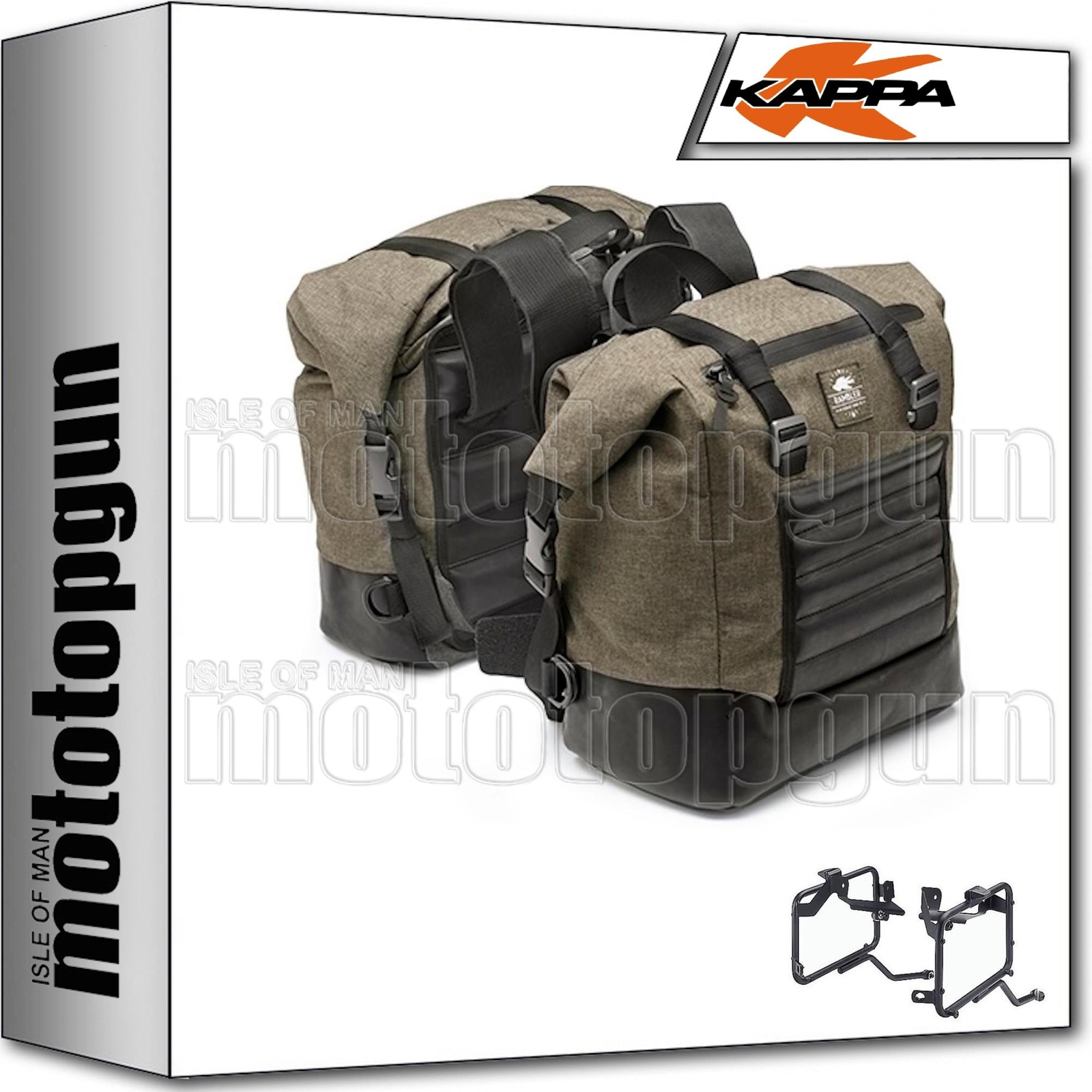 KAPPA BORSE LATERALI RB100 + TELAIETTO DUCATI MONSTER S4RS 1000 2004 04 2005 05