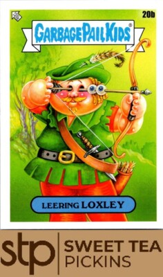 2022 Topps Garbage Pail Kids: Book Worms #20b Leering Loxley