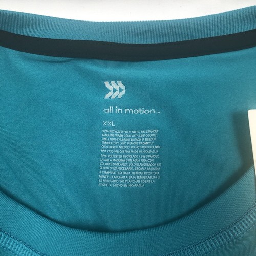 All In Motion : Chemise homme XXL verte performance manches longues neuve avec étiquettes - Photo 2/9