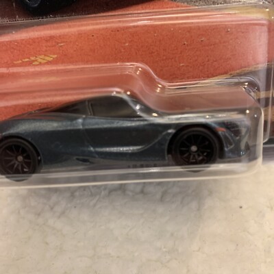 Hot Wheels Fast & Furious McLaren 720S Die-Cast Car - 1:64 Scale Blue #3/5 Collector Edition - View #9