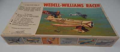 Williams Bros. 1/32 Scale Wedell-Williams Racer Airplane Model Kit