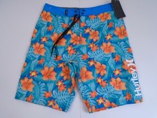 Youth HURLEY Boardshorts Boys Size 14/27 Surf Swim Beach 1246 NEW