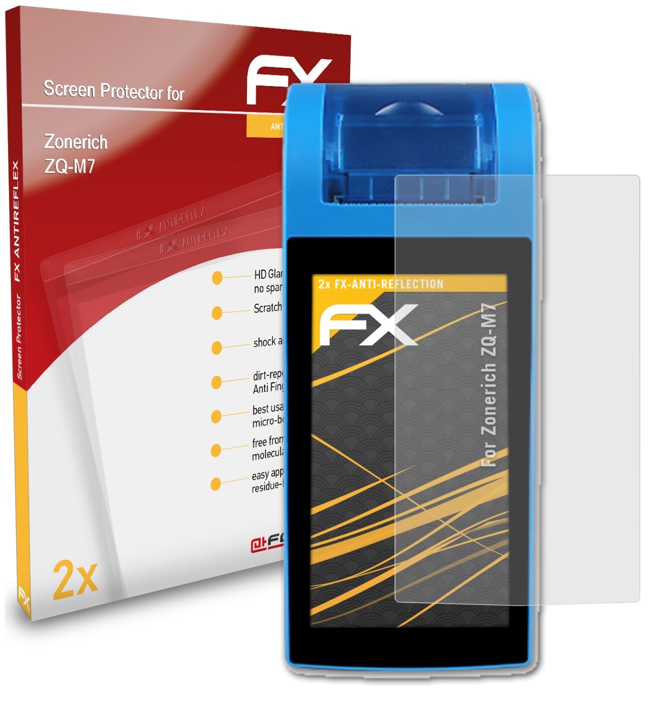 AtFoliX Panzerfolie Für Akaso Brave 7 LE – 3er Set, Entspiegelt, Stoßdämpfend
