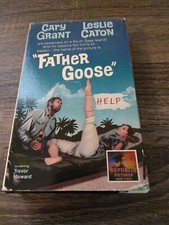 Father Goose  Betamax Video Tape Cary Grant  Leslie Caron