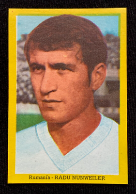 1970 Mexico World Cup FIFA Cromo #213 RADU NUNWEILER Romania | eBay