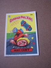 1986 Garbage Pail Kids series 3 Hurt Curt 89a GPK OS3 with copyright NM
