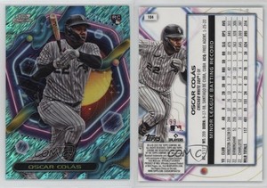 2023 Topps Cosmic Chrome Aqua Equinox Refractor /199 Oscar Colas Colás Rookie RC