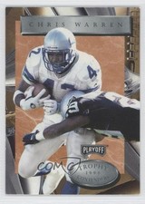 1996 Playoff Trophy Contenders Chris Warren #42 0a0