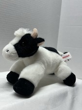 Aurora World Plush Mini Flopsie MINI MOO the Cow 8" Stuffed Animal Stuffie Farm