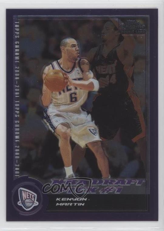 2000-01 Topps Chrome 1220/1999 Kenyon Martin #151 Rookie RC h8k