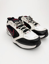 Nike Air Monarch 4 IV White Black Red Training Sneakers Shoes Mens 11