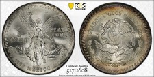 1988 Mexico Libertad Onza PCGS MS66 1 oz Silver Coin *Better Date* POP 151 Toned