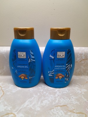 Pro Silk Salon Argan Oil Shampoo And Conditioner Clean Repair With Moroccan 