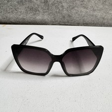 Vince Camuto Womens Sunglasses Black Butterfly Shield VC999 OX