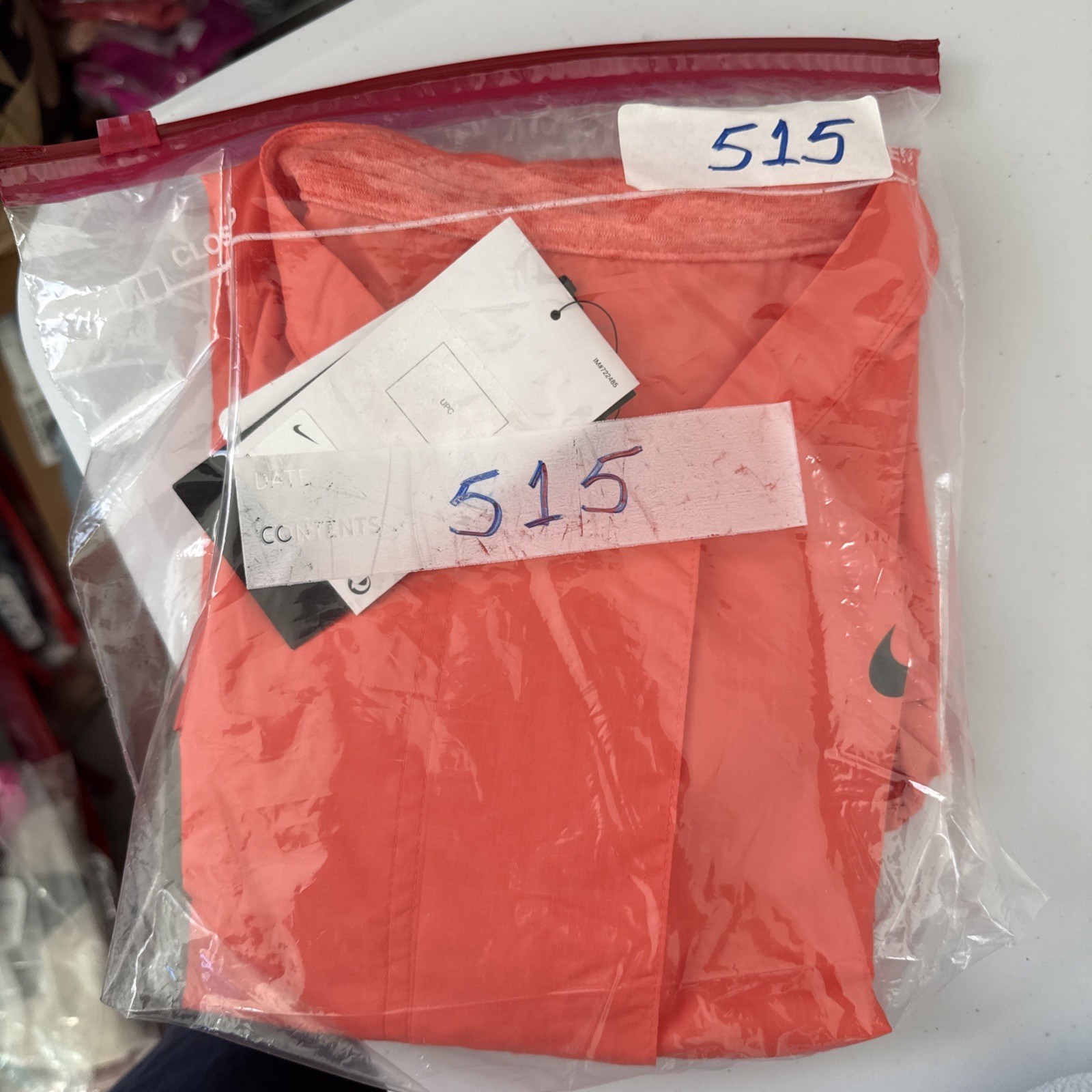 Nike Tour Repel Womens Small Water-Repellent Orange Golf Vest DX6085-643 NWT thumbnail 10