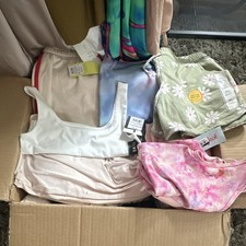 Mix Unisex Baby Clothing Lot Size M Multicolor Floral Cotton Blend