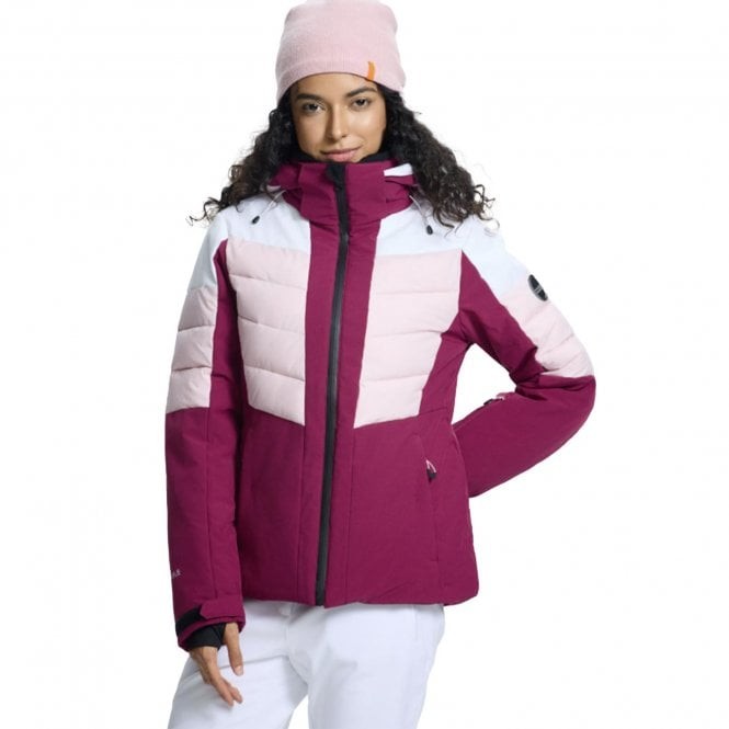 Icepeak Womens Florala Ski Jacket: Pink: 12