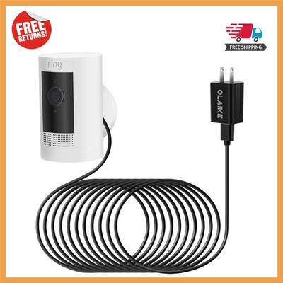 Certified Indoor/Outdoor Power Adapter for Ring Cam - 16ft Charging Cable