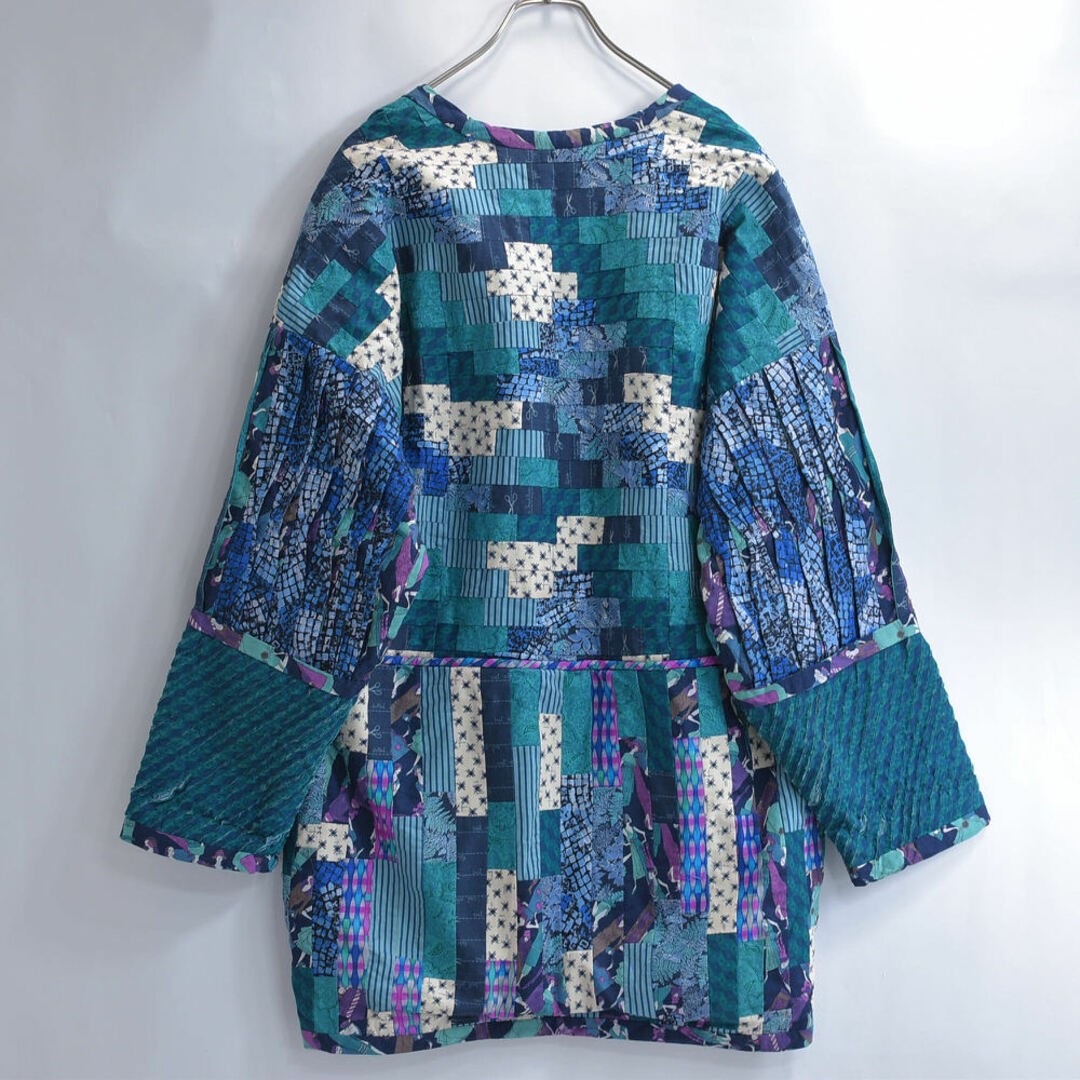 Vintage Handmade Patchwork Design Quilt Jacket Co… - image 3