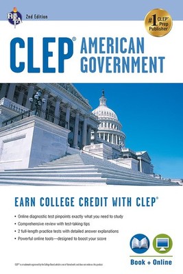 CLEP  American Government Book + Online (CLEP Test Preparation)