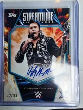 2025 Topps Exalted WWE The Honky Tonk Man Streamline Signatures Auto /99