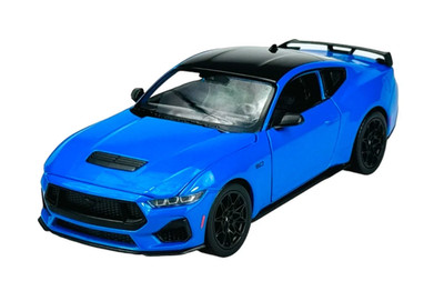 FORD Mustang Blue 2024 1/24 WELLY 24123W-Blue