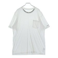 Chrome Hearts XL Neck Logo T-Shirt White Used Japan Import