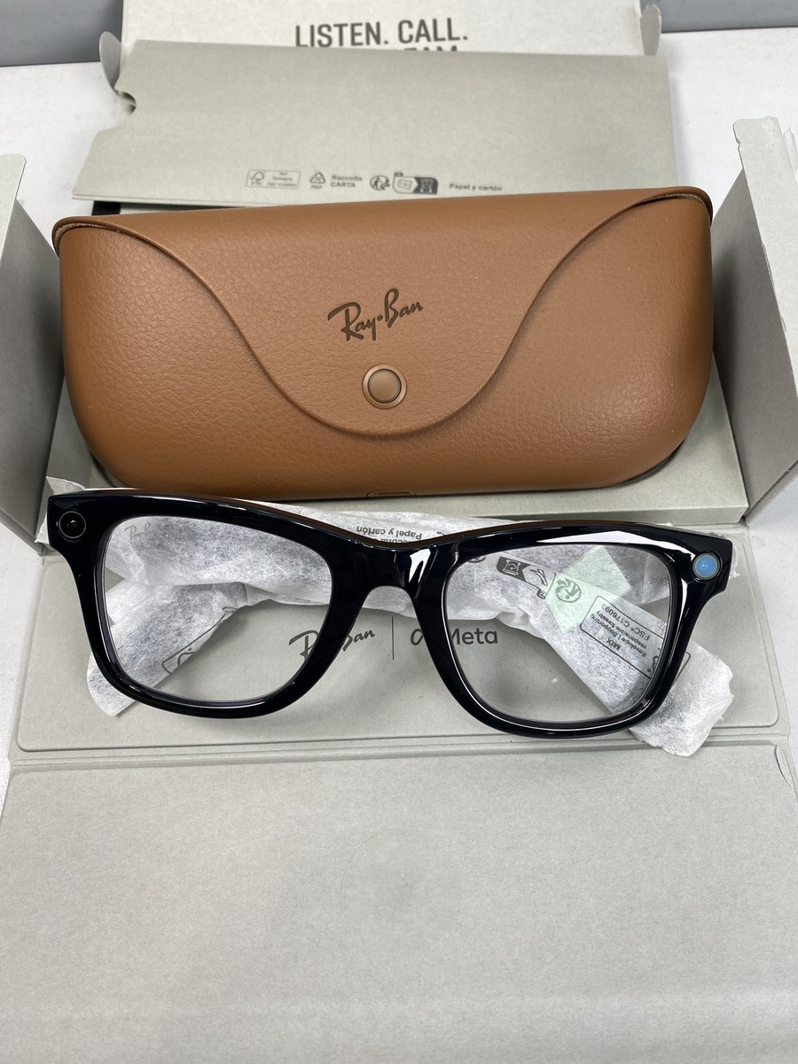 RAY-BAN Meta Wayfarer RW4006 Sunglasses Shiny Black/Transitions