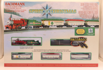 Bachmann Spirit of Christmas N Scale Electric Train Set