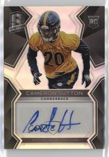 2017 Panini Spectra Rookie Auto 180/199 Cameron Sutton #187 Auto 0jd0